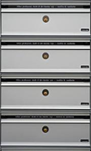 JULIANA postkasser: Model PC2 sektion m/4 rum